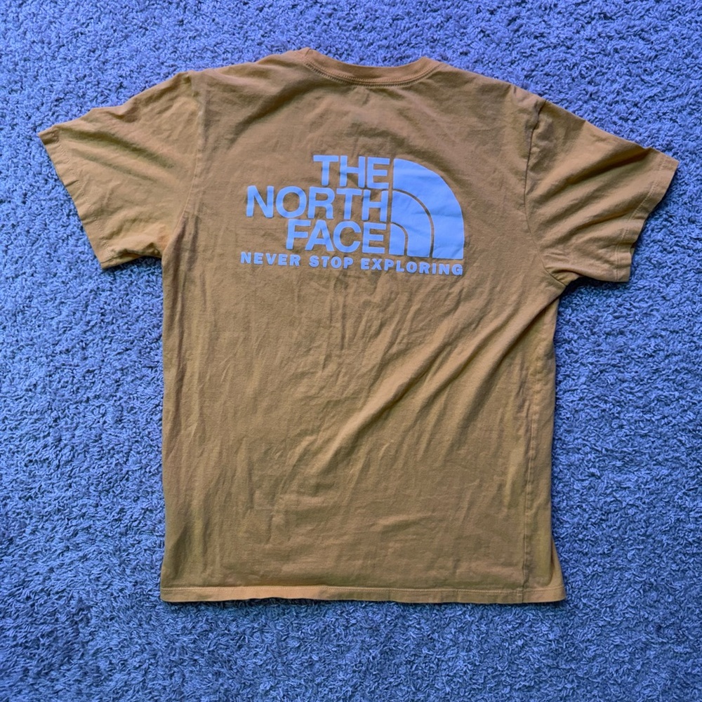 The North Face Short-Sleeve T-Shirt - Yellow/White Medium Men’s